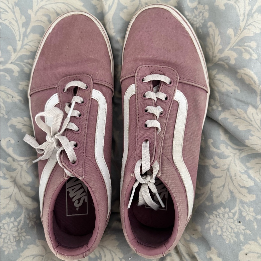 Vans Women's Mauve Canvas Sneakers
